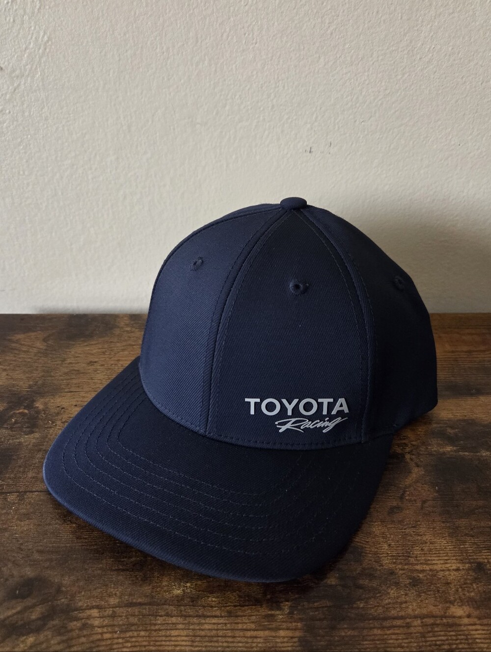 TOYOTA RACING Officially Licensed Navy Blue Strapback Hat Cap Adult Adjustable